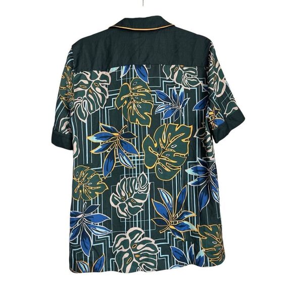 Revolve SER.O.YA Shirt Womens Small Amazon Tropical Bahar Button Up Short Sleeve - Picture 4 of 11
